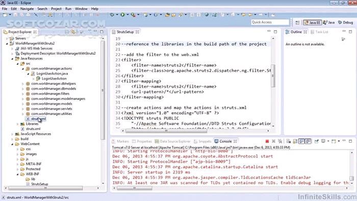 دانلود InfiniteSkills - Learning Java EE 7 Training Video - دانلود فیلم آموزش جاوا ئی‌ئی 7  - سافت گذر