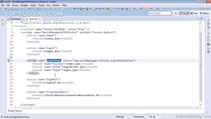 دانلود InfiniteSkills - Learning Java EE 7 Training Video - دانلود فیلم آموزش جاوا ئی‌ئی 7  - سافت گذر