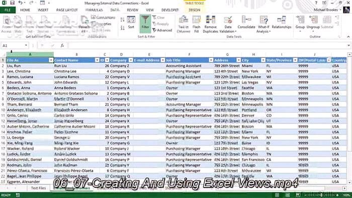 دانلود InfiniteSkills - Microsoft Excel - Managing Multiple Worksheets Training Video - دانلود فیلم آموزش مدیریت کاربرگ‌های متعدد در نرم‌افزار اکسل - سافت گذر