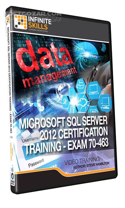 دانلود InfiniteSkills - Microsoft SQL Server 2012 Certification - Exam 70-463 Training Video - دانلود فیلم آموزش گواهینامه‌ی بین‌المللی مایکروسافت اِس‌کیو اِل سِـروِر – آزمون 463-70 - سافت گذر