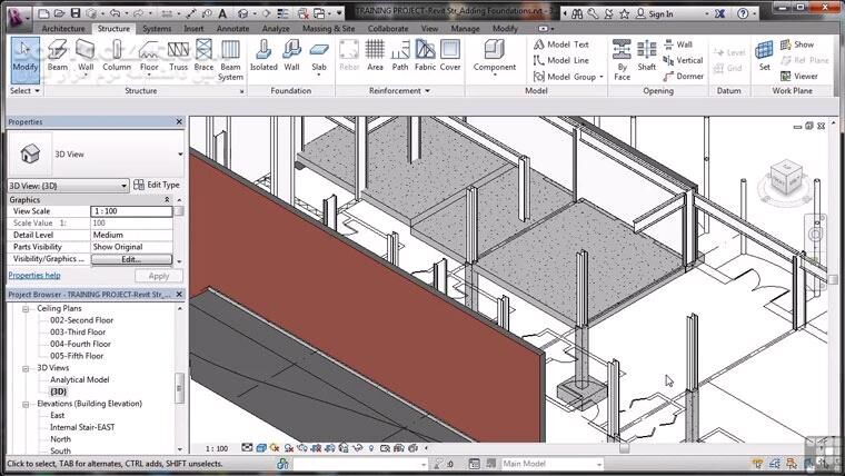 دانلود InfiniteSkills – Learning Revit Structure 2014 - دانلود فیلم آموزش نرم افزار مهندسی رِویـت استراکچر 2014 - سافت گذر