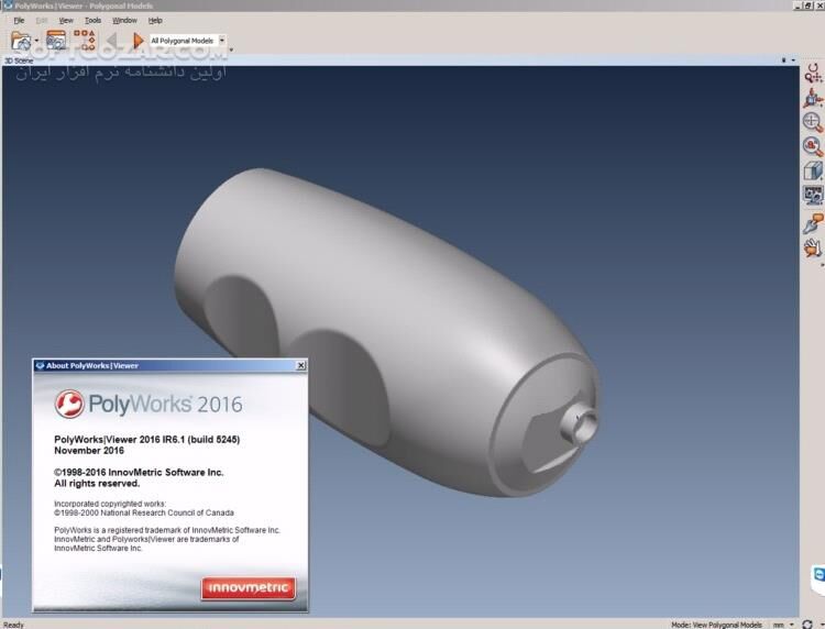 دانلود InnovMetric PolyWorks Metrology Suite 2025 IR4 / 2024 IR3.2 / 2023 IR5.1 / 2022 IR6.1 / 2021 IR10 - دانلود مترولوژی سه بعدی و مدل سازی چند ضلعی پلی ورک - سافت گذر