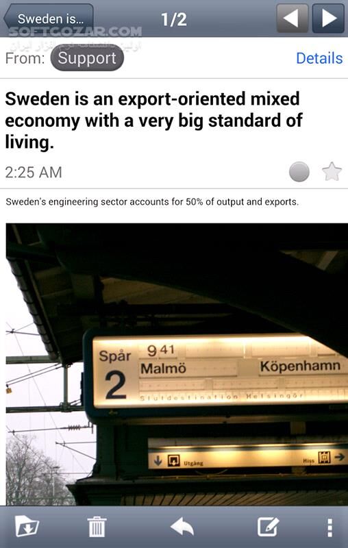 دانلود InoMail 1.9.4 for Android +4.0 - دانلود مدیریت ایمیل برای اندروید - سافت گذر