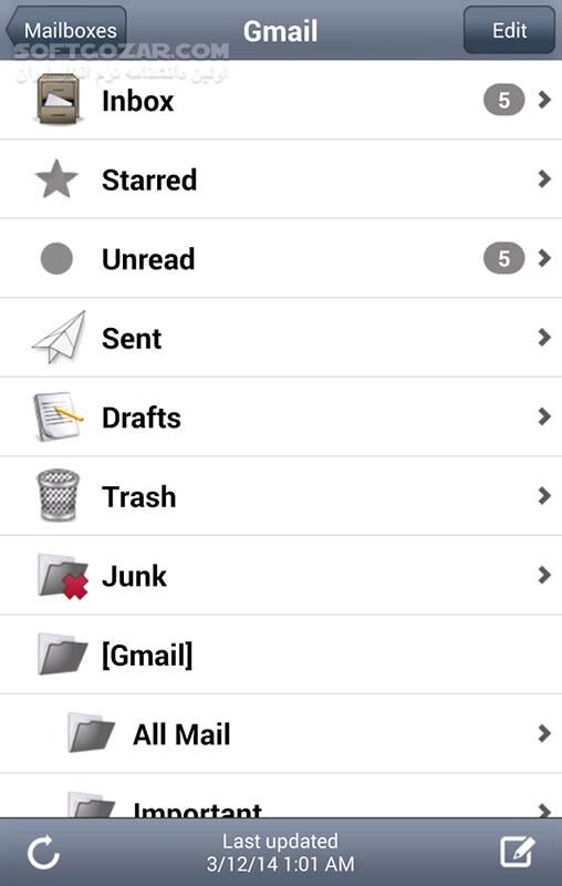 دانلود InoMail 1.9.4 for Android +4.0 - دانلود مدیریت ایمیل برای اندروید - سافت گذر