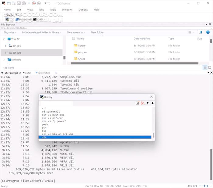دانلود JP Software Take Command 35.00.21 - دانلود مدیریت خط فرمان ویندوز - سافت گذر