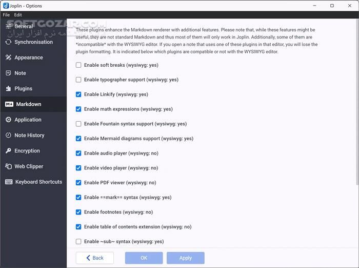 دانلود Joplin 3.4.12 + Portable - دانلود یادداشت برداری - سافت گذر