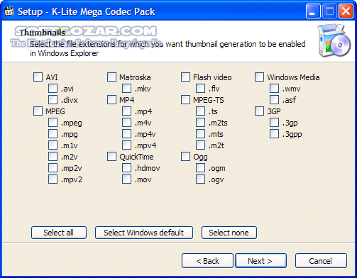 دانلود K-Lite Codec Pack 19.4.5 Mega - دانلود پخش فیلم و صدا کالایت - سافت گذر