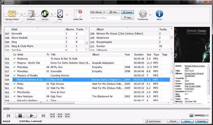 دانلود KataLib 5.1.1.0 - دانلود ویرایش، تبدیل و مدیریت موسیقی و فایل‌های صوتی - سافت گذر