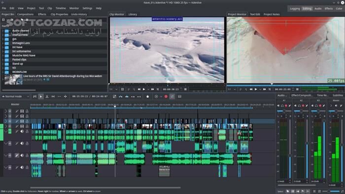 دانلود Kdenlive 25.12.0 - دانلود ویرایش فیلم - سافت گذر