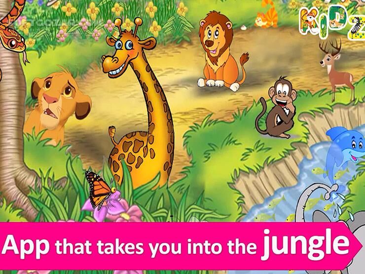دانلود Kids Zoo,Animal Sounds & Photo 6.1 for Android +3.2 - دانلود آموزش حیوانات به زبان انگلیسی برای کودکان برای اندروید - سافت گذر