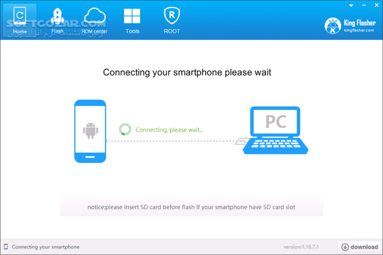 دانلود King Flasher 1.16.7.1 - دانلود فلش و پشتیبان گیری گوشی های هوشمند کینگ فلشر - سافت گذر