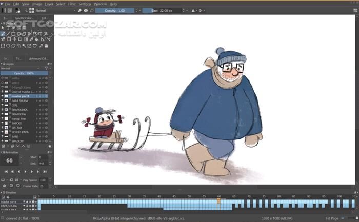 دانلود Krita Studio 5.2.14 - دانلود نقاشی دیجیتال - سافت گذر