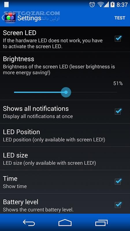 دانلود LED Blinker Notifications Pro 10.6.0 for Android +4.1 - دانلود اطلاع رسانی گوشی با چراغ برای اندروید - سافت گذر