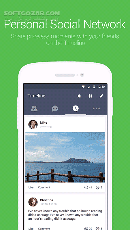 دانلود LINE: Free Calls & Messages 15.21.3 For Android 9.0 - دانلود لاین برای اندروید - سافت گذر