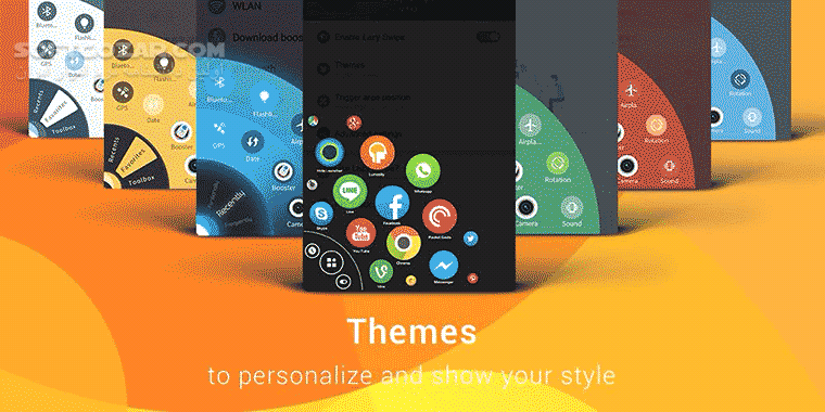 دانلود Lazy Swipe 2_28 for Android +4.0 - دانلود دسترسی آسان به برنامه ها و امکانات برای اندروید - سافت گذر