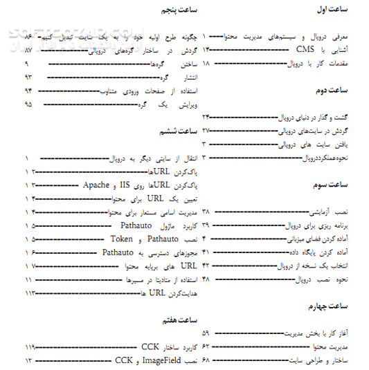 دانلود طراحی آسان صفحات وب با دروپال - دانلود کتاب آشنایی با برنامه مدیریت محتوای دروپال - سافت گذر