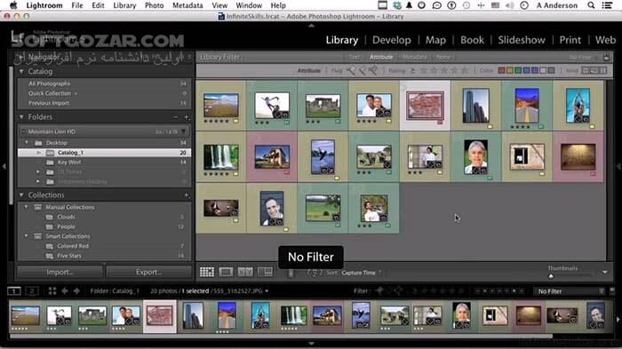 دانلود InfiniteSkills - Learning Adobe Lightroom 5 Training Video - دانلود فیلم آموزش نرم افزار ادوبی لایت‌روم 5 - سافت گذر