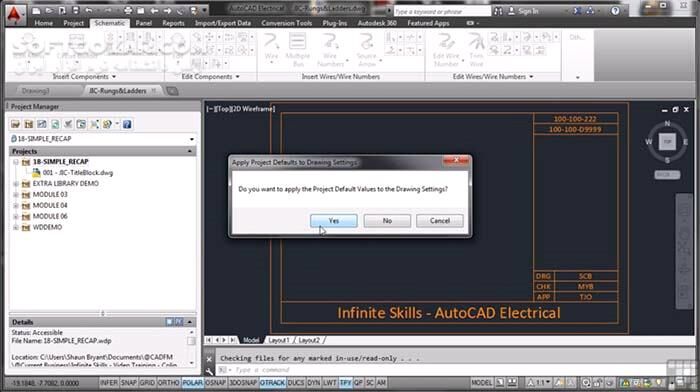 دانلود Infiniteskills - Learning AutoCAD Electrical 2014 Training DVD + Working Files  - دانلود فیلم آموزش اتوکد الکتریکال 2014 - سافت گذر