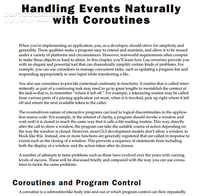 دانلود Beginning Lua Programming - دانلود کتاب Learning Beginning Lua Programming - سافت گذر