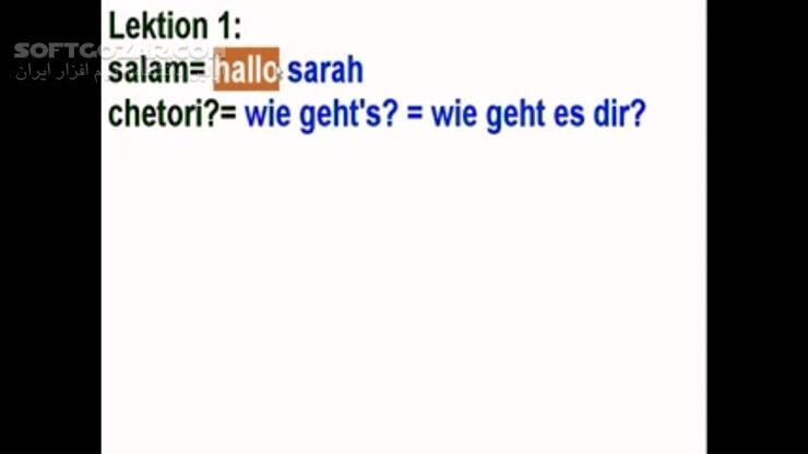 دانلود دوره ویدئویی آموزش زبان آلمانی - به زبان فارسی ساده - دانلود آموزش زبان آلمانی - سافت گذر