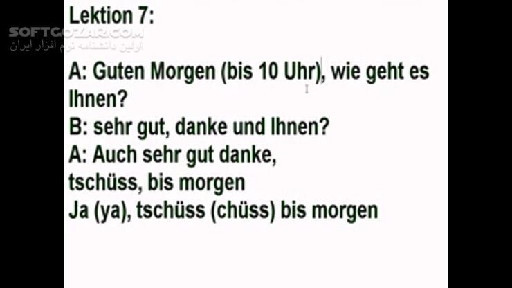 دانلود دوره ویدئویی آموزش زبان آلمانی - به زبان فارسی ساده - دانلود آموزش زبان آلمانی - سافت گذر