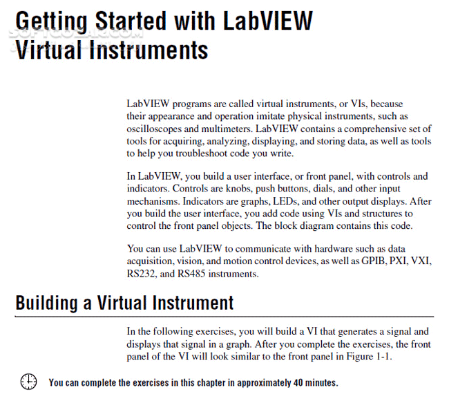 دانلود Learning LabVIEW - دانلود کتاب آموزش لب وبو - سافت گذر