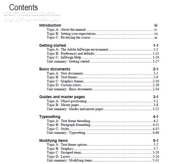 دانلود Learning InDesign® CS5 - دانلود کتاب آموزش این دیزاین سی اس 5 - سافت گذر