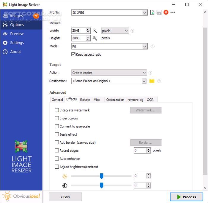 دانلود Light Image Resizer 7.5.0.142 + Portable - دانلود تغییر اندازه عکس - سافت گذر