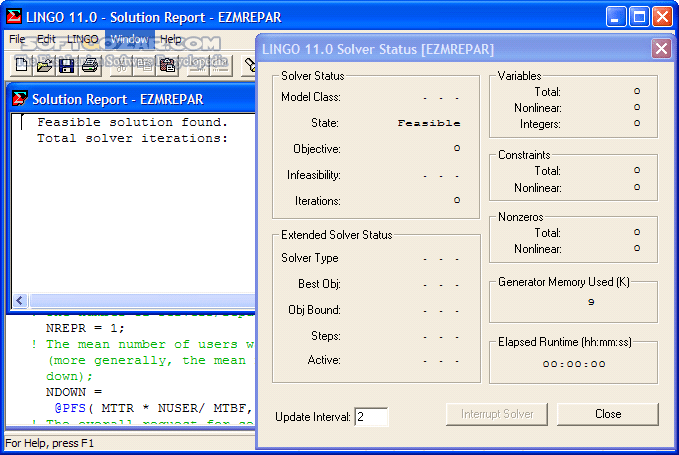 دانلود Lindo Lingo 18.0.44 - دانلود حل مسائل برنامه ریزی خطی - سافت گذر