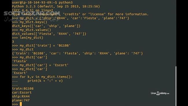 دانلود LinuxAcademy.com - Introduction To Python On Linux - دانلود فیلم آموزش آشنایی با برنامه‌نویسی پایتون در سیستم عامل لینوکس  - سافت گذر