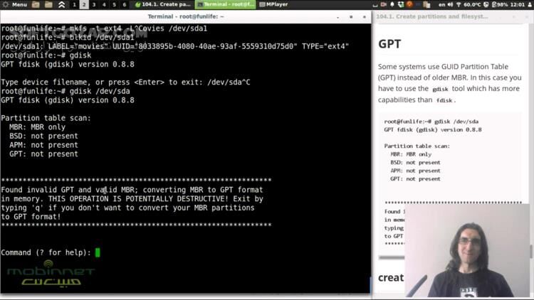 دانلود دوره آموزش تصویری لینوکس LPIC-1 Exam 101 به زبان فارسی - دانلود آموزش لینوکس - سافت گذر