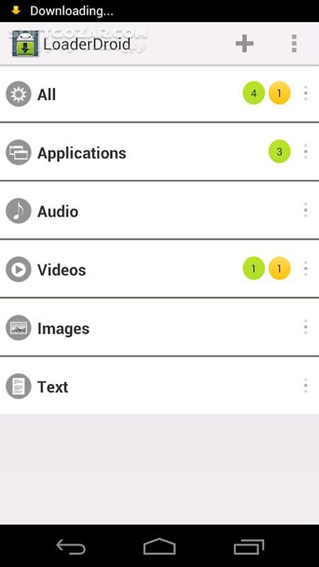 دانلود Loader Droid PRO download manager 1.0.1 for Android +2.3 - دانلود افزایش سرعت و مدیریت دانلود برای اندروید - سافت گذر