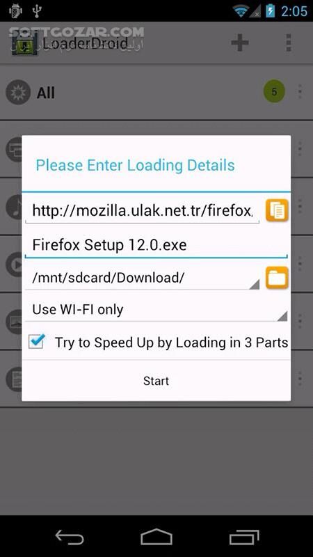 دانلود Loader Droid PRO download manager 1.0.1 for Android +2.3 - دانلود افزایش سرعت و مدیریت دانلود برای اندروید - سافت گذر