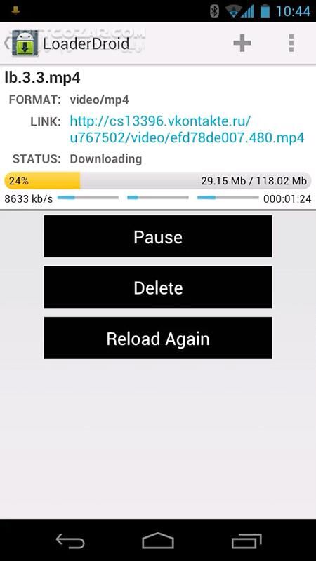 دانلود Loader Droid PRO download manager 1.0.1 for Android +2.3 - دانلود افزایش سرعت و مدیریت دانلود برای اندروید - سافت گذر