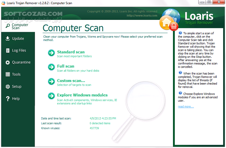 دانلود Loaris Trojan Remover 3.2.109 - دانلود حذف تروجان لوریس - سافت گذر