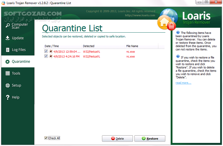 دانلود Loaris Trojan Remover 3.2.109 - دانلود حذف تروجان لوریس - سافت گذر