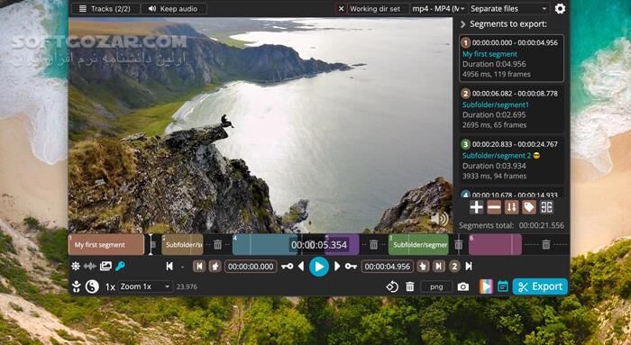 دانلود LosslessCut 3.67.2 - دانلود برش فیلم - سافت گذر