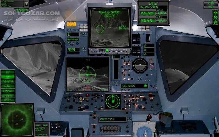 دانلود Lunar Flight 1.84 + Update 1.92 - دانلود بازی شبیه‌ساز پرواز با سفینه در ماه - سافت گذر