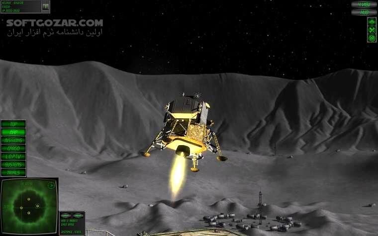 دانلود Lunar Flight 1.84 + Update 1.92 - دانلود بازی شبیه‌ساز پرواز با سفینه در ماه - سافت گذر