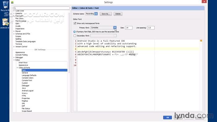 دانلود Lynda - Android Studio First Look - دانلود فیلم آموزش آشنایی با نرم‌افزار اندروید استودیو - سافت گذر