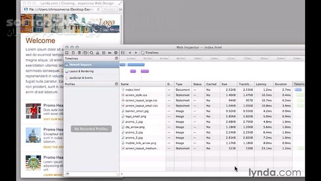 دانلود Lynda - Creating a Responsive Website Design - دانلود فیلم آموزش طراحی و ساخت وبسایت واکنش‌گرا - سافت گذر