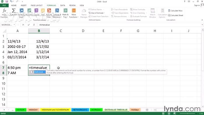 دانلود Lynda - Excel 2013 Working with Dates and Times - دانلود فیلم آموزش کار با زمان‌ها و تاریخ‌ها در نرم‌افزار اکسِـل 2013 - سافت گذر