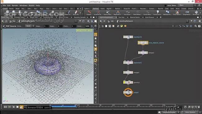 دانلود Lynda - Up and Running with Houdini - دانلود فیلم آموزش کار با نرم‌افزار هودینی - سافت گذر
