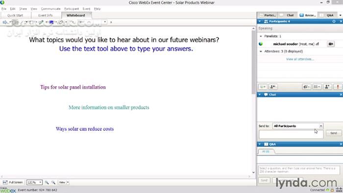 دانلود Lynda - Webinar Fundamentals - دانلود فیلم آموزش اصول بنیادی رایاهمایی (وبینار) – مهارت‌های کلی برگزاری همایش‌ اینترنتی - سافت گذر