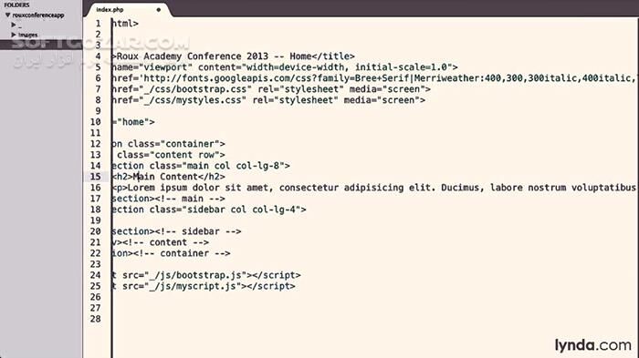 دانلود Lynda - Bootstrap 3 - Advanced Web Development - دانلود مجموعه فیلم‌های آموزشی شرکت لیندا درمورد توسعه‌ی پیشرفته‌ی وب با استفاده از بوت‌استرپ 3 - سافت گذر