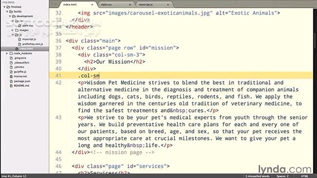 دانلود Lynda - Bootstrap Layouts - Responsive Single-Page Design - دانلود فیلم آموزش طرح‌بندی‌های بوت‌استرپ - طراحی سایت تک‌صفحه‌ای واکنش‌گرا - سافت گذر