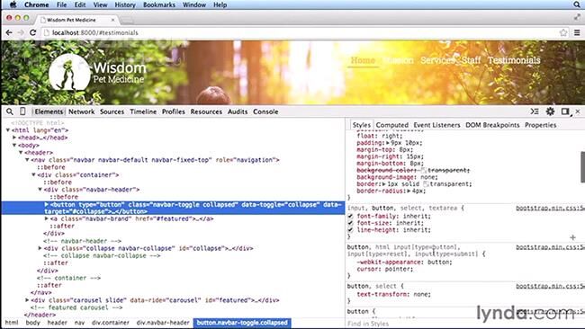 دانلود Lynda - Bootstrap Layouts - Responsive Single-Page Design - دانلود فیلم آموزش طرح‌بندی‌های بوت‌استرپ - طراحی سایت تک‌صفحه‌ای واکنش‌گرا - سافت گذر
