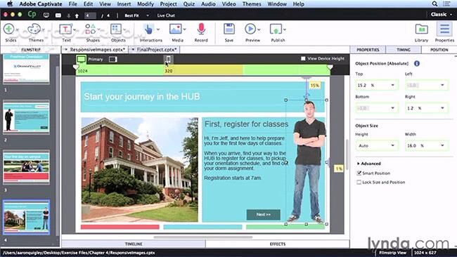 دانلود Lynda - Captivate 8 Essential Training - دانلود فیلم آموزش کار با نرم‌افزار کپتیویت 8 - سافت گذر
