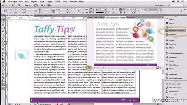 دانلود Lynda - Creating Fixed-Layout EPUBs with InDesign CC - دانلود فیلم آموزش ایجاد طرح‌بندی ثابت EPUB با نرم‌افزار این‌دیزاین سی‌سی - سافت گذر