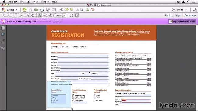 دانلود Lynda - Creating PDF Forms with InDesign - دانلود فیلم آموزش ایجاد فرم‌های پی‌دی‌اف با نرم‌افزار این‌دیزاین - سافت گذر